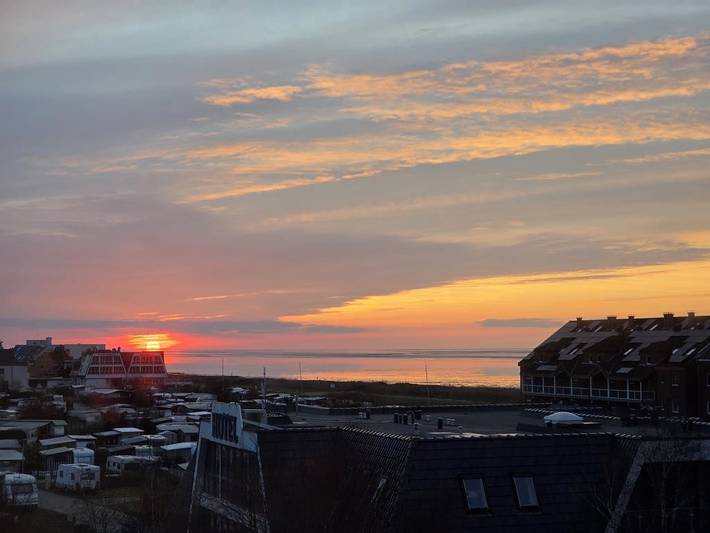 Ferienwohnung für 3 Personen, mit Sauna und Meerblick, mit Haustier in Sahlenburg