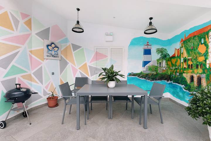 Location de vacances pour 8 personnes, avec jardin dans Parede - 4