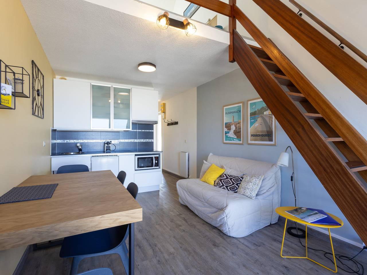 Ganze Wohnung, Appartement 'Ty Fox By Madame Est Servie' mit Meerblick und Balkon in Perros-Guirec, Rosa Granitküste