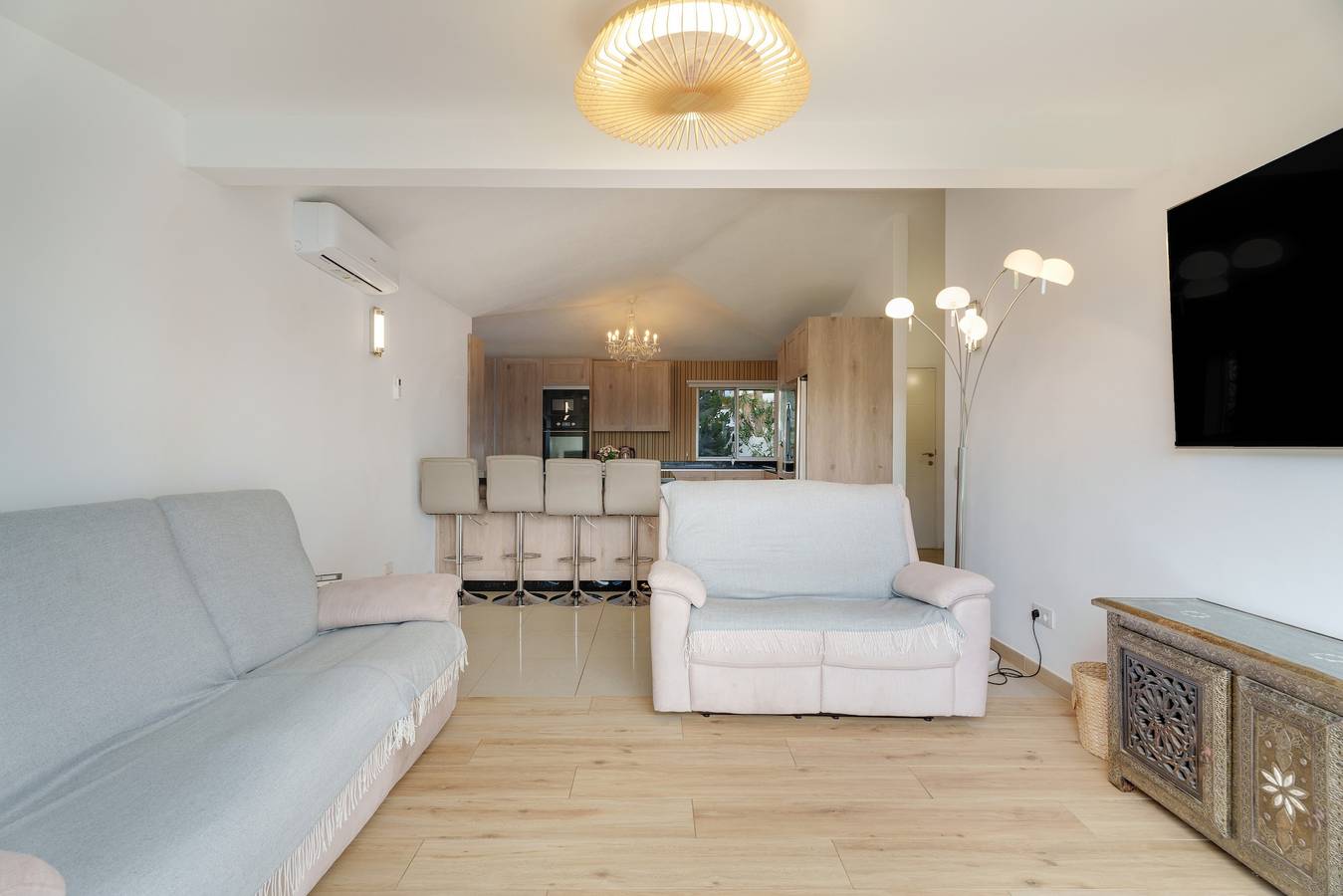 Villa de vacaciones 'Casa Zara' con vistas al mar, Wi-Fi y aire acondicionado in Amarilla Golf, Tenerife Sur