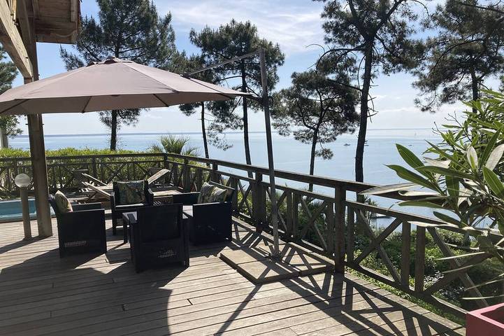 Villa für 10 Personen, mit Whirlpool und Garten, mit Haustier in Cap Ferret