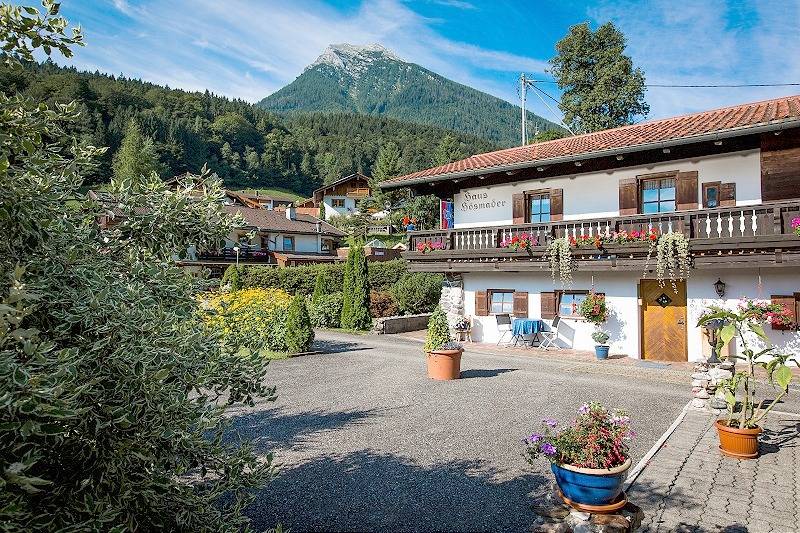 Ganze Ferienwohnung, Gästehaus Hösmader Ferienwohnung - Ferienhaus Nr. 2, 1-2 Personen, 54 qm, Terrasse, W-Lan, Erdgeschoss in Ramsau bei Berchtesgaden, Berchtesgadener Alpen