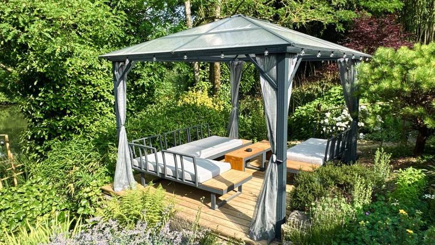 Gîte pour 2 personnes, avec piscine et jacuzzi ainsi que sauna et jardin dans Ratenelle - 4