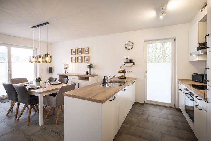 Ferienwohnung für 6 Personen, mit Garten und Sauna sowie Terrasse und Seeblick, mit Haustier in Landkreis Grafschaft Bentheim - 4