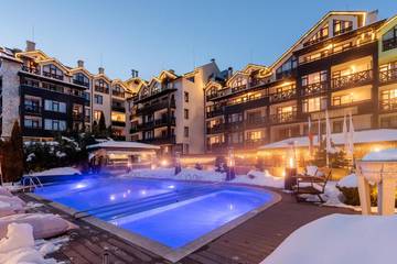 Hôtel pour 3 personnes, avec vue et jardin ainsi que piscine et sauna, animaux acceptés dans Bansko