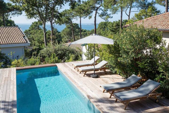 Chambre d’hôte pour 2 personnes, avec terrasse et piscine ainsi que jardin et vue à La Teste-de-Buch - 4
