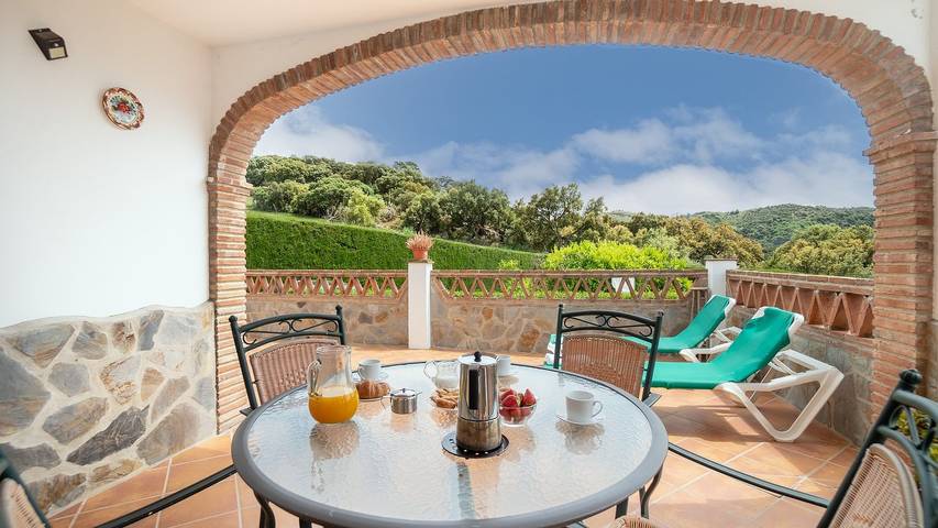 Chalet para 8 personas, con balcón/terraza y piscina en Parque natural de Los Alcornocales - 3