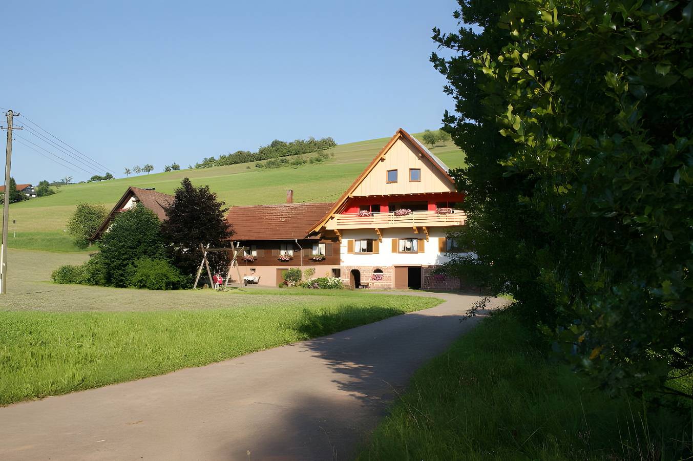 Ganze Wohnung, Apartment 'Kornblume' mit privater Terrasse, Gemeinschaftsgarten und Wlan in Oberharmersbach, Mittlerer Schwarzwald