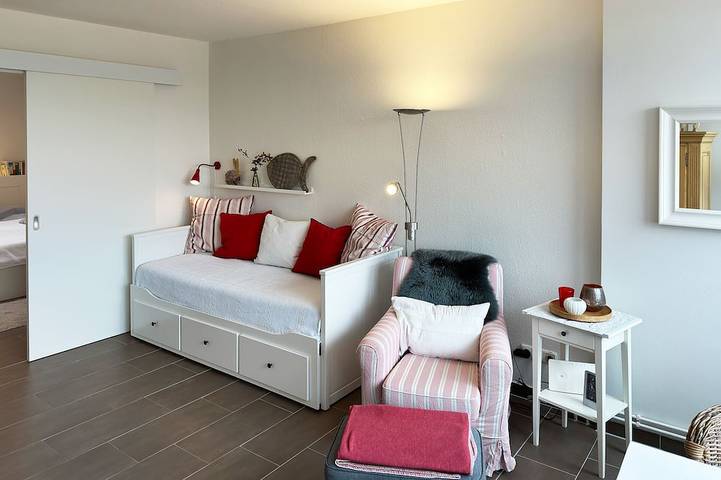 Ganze Wohnung, Haus Nordenlicht Ferienwohnung Watt'n Blick mit Meerblick, 50 m zum Strand in Wittdün, Amrum