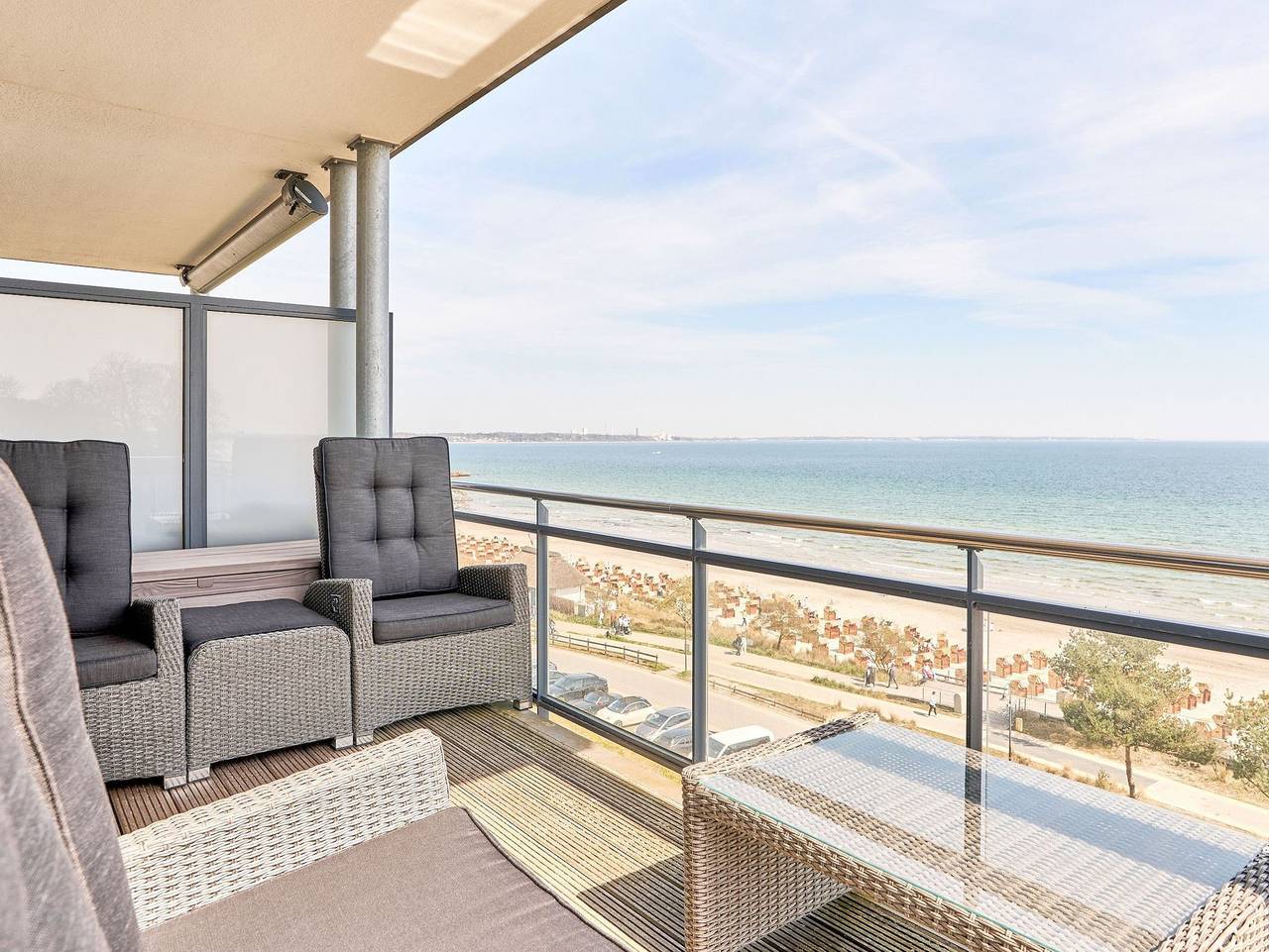 Ganze Ferienwohnung, Panorama 180 Grad - Panorama 180 Grad in Scharbeutz, Ostholstein