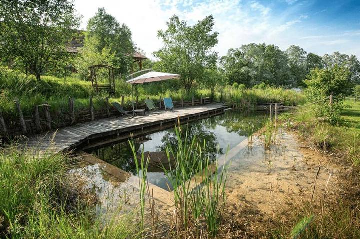 Location de vacances pour 2 personnes, avec Jardin et Piscine à Saint-Usuge - 4