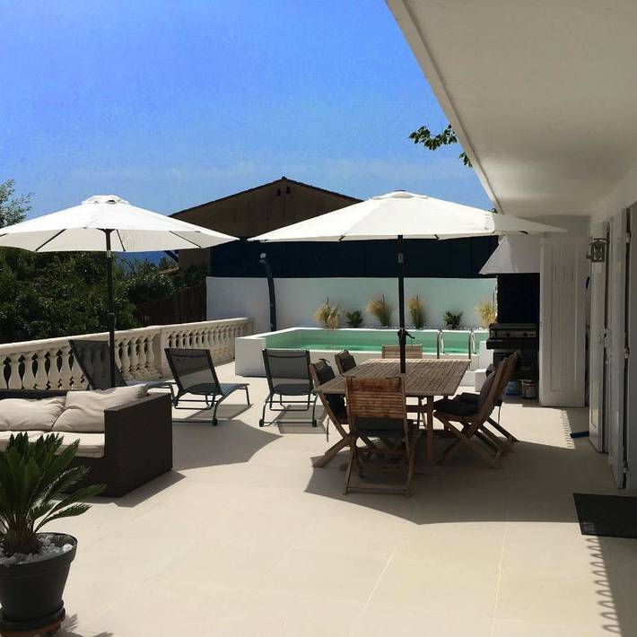 Villa pour 6 personnes, avec jardin ainsi que piscine et vue, animaux acceptés à Mandelieu-la-Napoule - 3