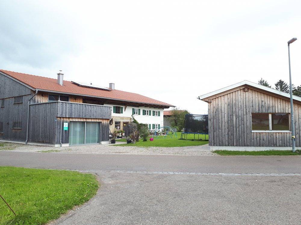 Landhaus Knestel Scheunenglück - Weideblick, Eg mit Terrasse in Lengenwang, Bayerisch Schwaben