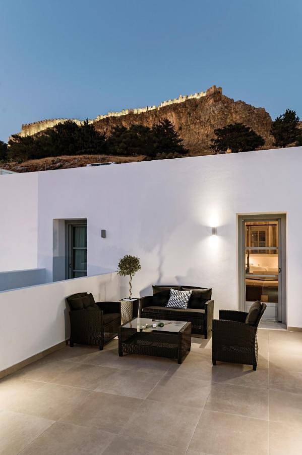 Location de vacances pour 2 personnes, avec vue et terrasse à Lindos