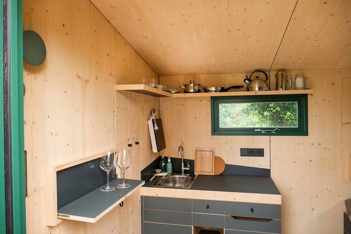 Ferienhaus für 2 Personen, mit Ausblick und Seeblick sowie Terrasse in Rheinebene - 4