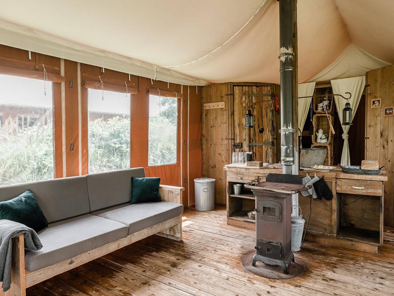 6-Personen-Zelt Duynlodge in Callanstoog in Callantsoog, Noord-Holland - Nordseeküste