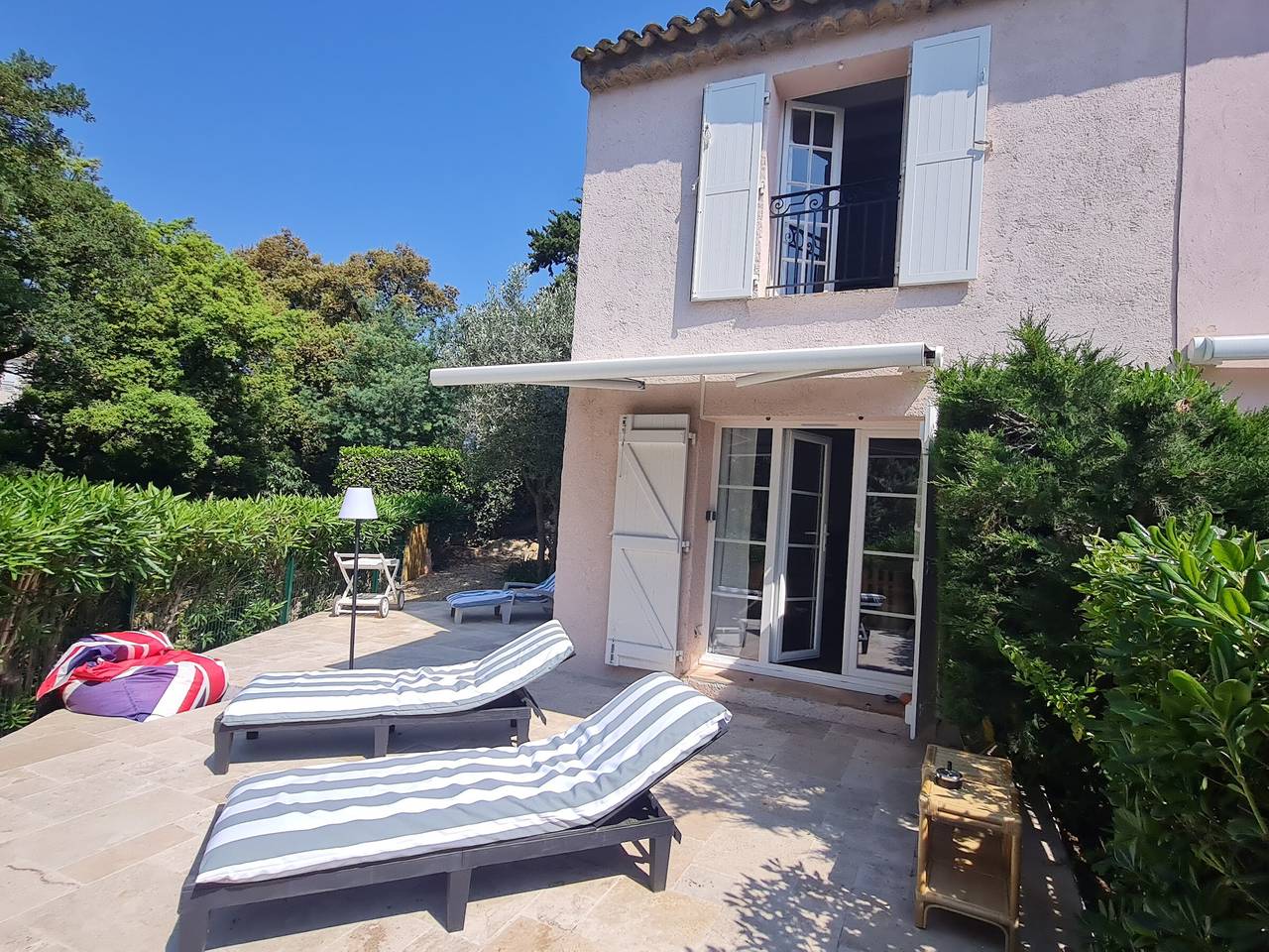 3-room Mazet with Ac, pool, near the beach in Sainte-Maxime in Sainte-Maxime, Draguignan region