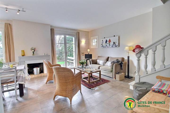 Gîte pour 7 personnes, avec Terrasse et Jardin dans Plage Ty Bihan