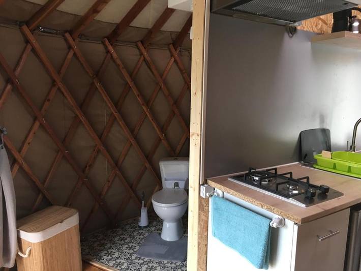 Tente pour 3 personnes, avec jardin dans Nièvre - 3