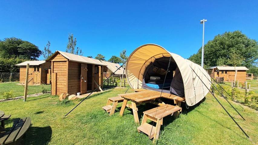 Tente pour 2 personnes, avec jardin et vue dans Haute-Normandie - 2