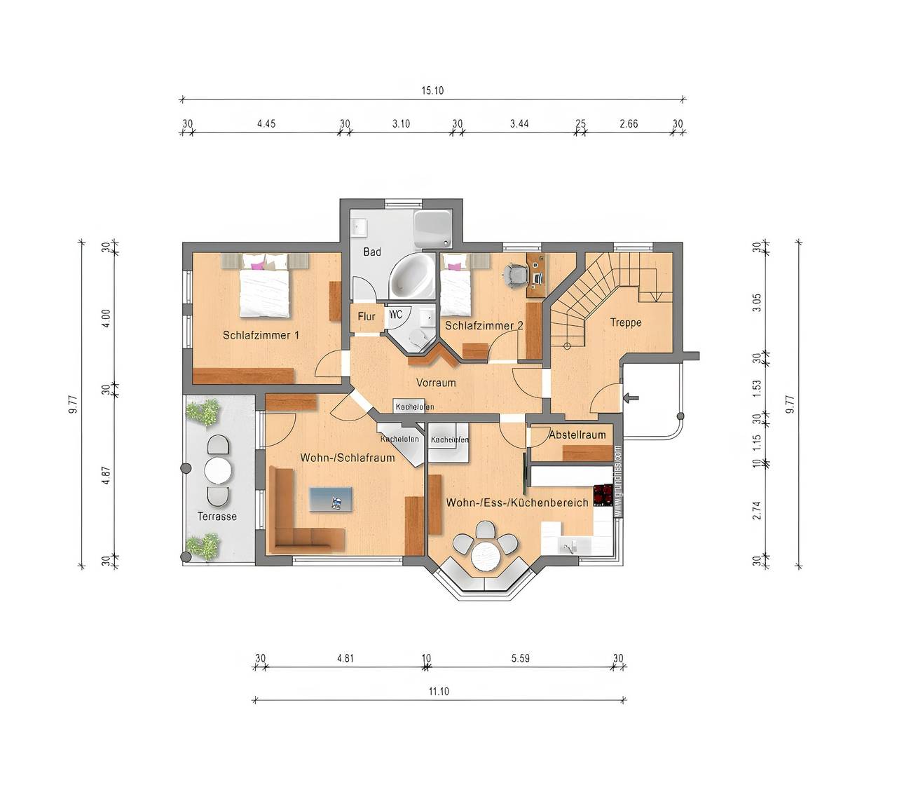 Ganze Wohnung, Ferienwohnung 'Appartment Ennstal' mit Bergblick, privater Terrasse und Wi-Fi in Radstadt, Ski Amadé