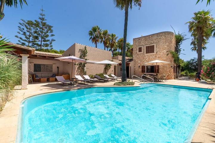 Finca mit Hund für 6 Personen, mit Terrasse in Cala d'Or