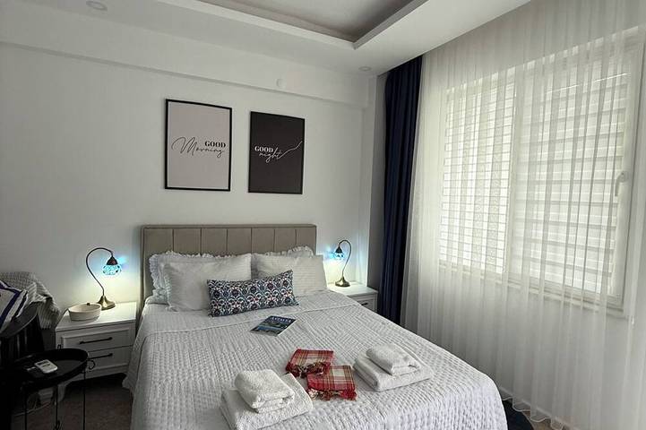 Appartement entier, Esg • 5-Min Walk to Göynük Beach • Mountain View Balcony Studio in Göynük, Kemer (Antalya)