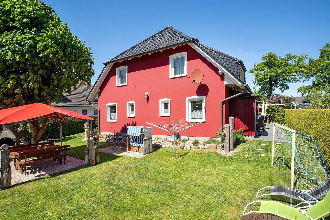 Ganze Wohnung, Ferienwohnung 'Fewo 12 - Halbinsel Darss - Ostsee' mit Privatterrasse, Garten und Wlan in Wieck am Darß, Fischland - Darß - Zingst