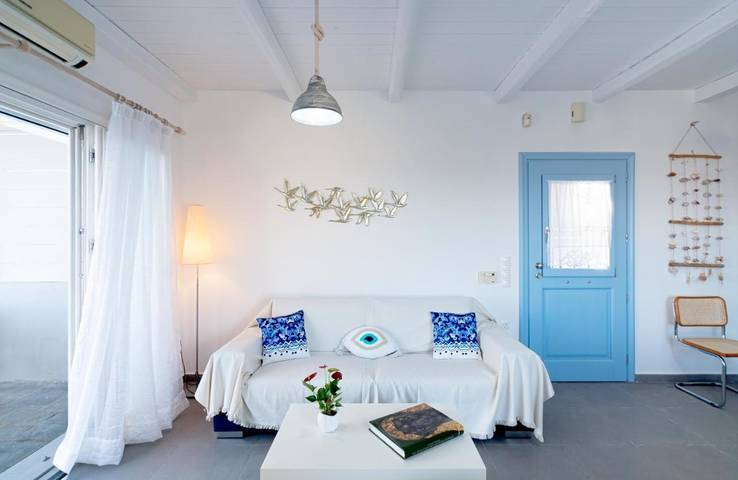 Gîte pour 5 personnes, avec balcon et vue dans Xerokampos - 2