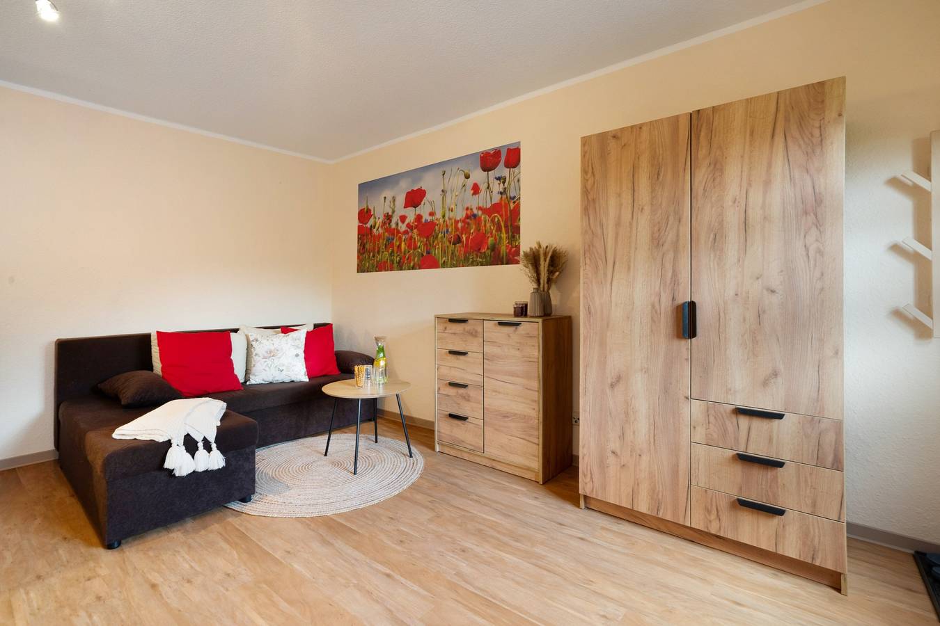 Ganze Wohnung, Ferienwohnung 'Mohnblüte' mit Gemeinschaftsgarten, Balkon und Wlan in Schmogrow, Schmogrow-Fehrow