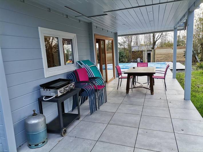 Location de vacances pour 8 personnes, avec piscine ainsi que vue et jardin à Pluduno - 2