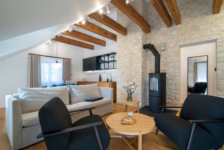 Apartamento de vacaciones para 4 personas, con vistas y jardín - 1