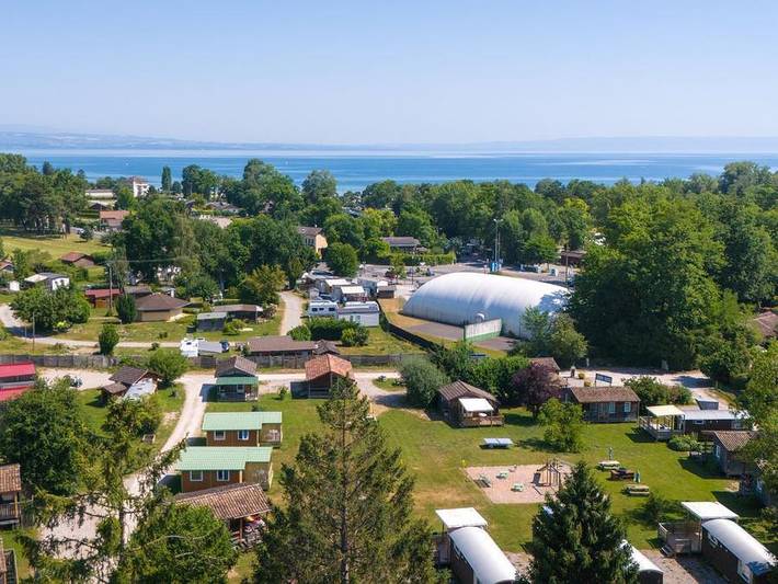 Camping Le Léman Plage - Bungalow 2 personnes - Bungalow 2 places sans sanitaire in Excenevex, Région de Thonon-les-Bains