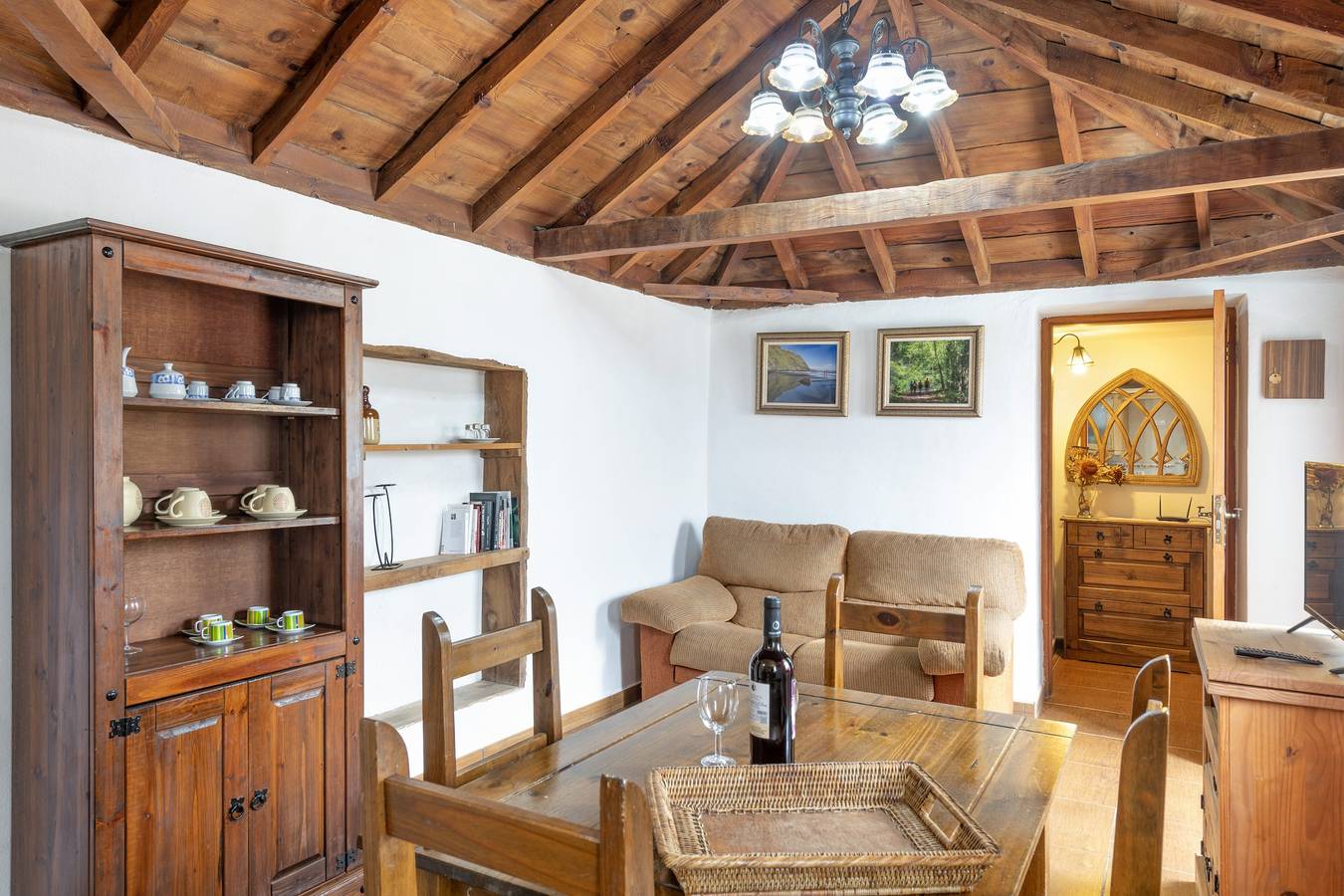 Casa de vacaciones 'La Rehoya' con vistas al mar, terraza privada y Wi-Fi in Puntallana, La Palma Norte