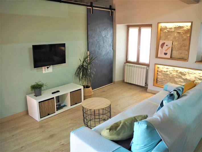 Apartamento de vacaciones para 5 personas, con vistas y jardín en Cuenca de Pamplona - 3
