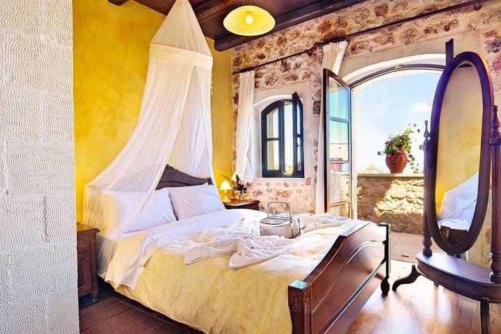 Villa für 3 Personen, mit Garten und Pool sowie Balkon und Meerblick auf Kreta - 3