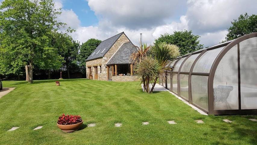 Maison de vacances pour 4 personnes, avec vue ainsi que jardin et piscine - 1