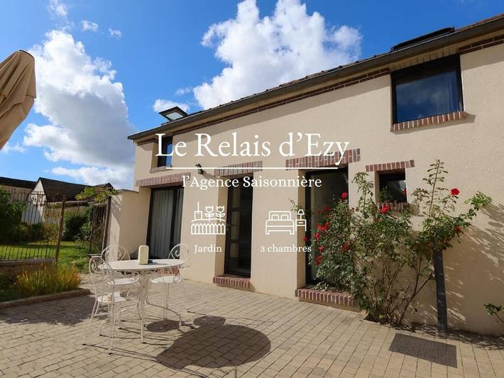 Location de vacances pour 6 personnes, avec terrasse et jardin dans Ézy-sur-Eure