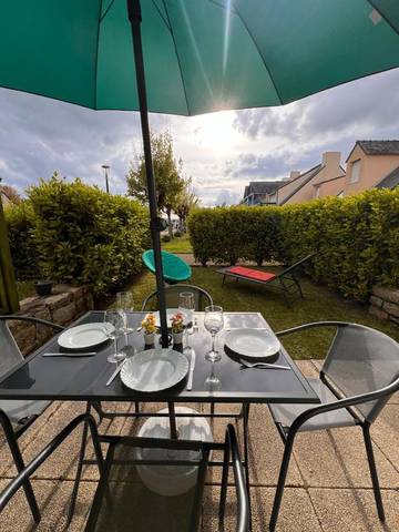 Gîte pour 4 personnes, avec vue et jardin dans Port la Foret