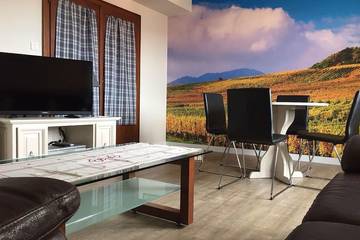 Location de vacances pour 5 personnes, avec balcon/terrasse et terrasse à Itterswiller