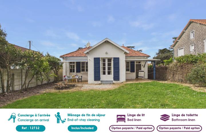 400m de la plage - maison de plain-pied et jardin in Pornic, Côte de Jade
