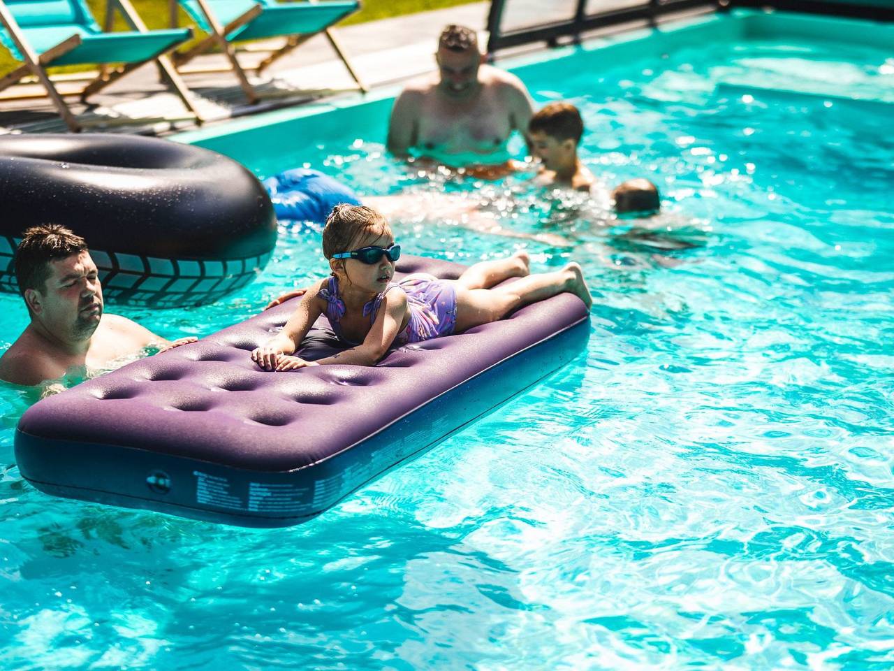 With communal pool in Rusinowo, Powiat Sławieński