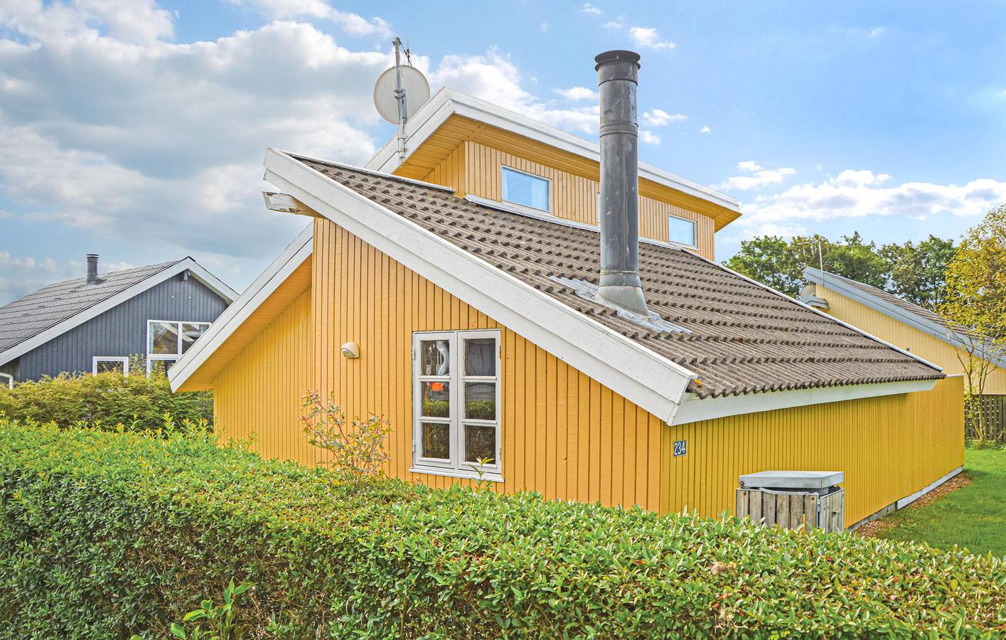Ferienhaus für 5 Personen mit Terrasse in Bork Havn, Ringkøbing Fjord