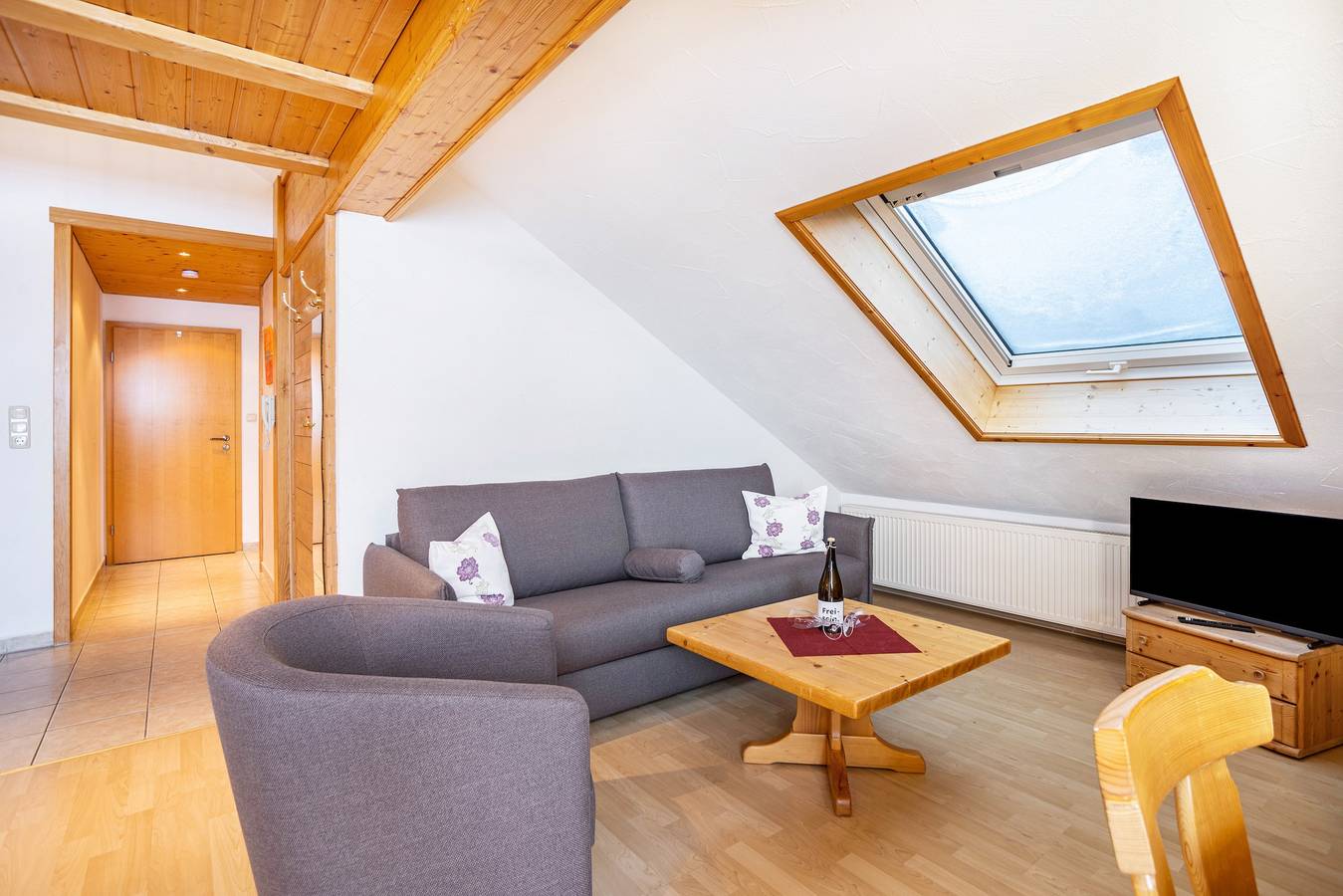 Ganze Wohnung, Ferienwohnung 'Eiche' mit Bergblick, gemeinsamer Terrasse und Wlan in Immenstadt, Bayerisch Schwaben