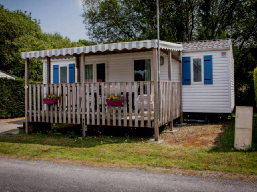 Camping Paradis l'Ile de Kernodet - Mobile home 4 persons - Mh Confort Presqu'ile 2ch 4 pers in Saint-Molf, Côte d'Amour
