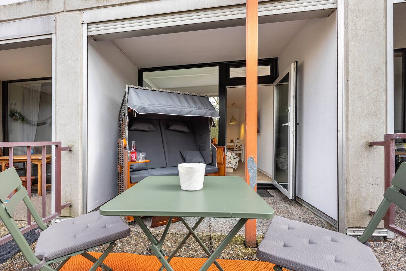 Apartamento entero, Apartamento "Strandkorb Am Steinhuder Meer" con terraza privada y Wi-Fi in Wunstorf, Steinhuder Meer