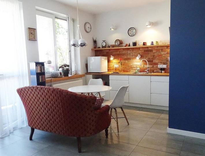 Apartament wakacyjny dla 2 osób, z widok i taras, zwierzęta dozwolone w Suwałki