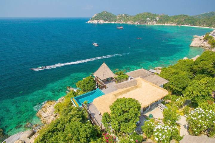 Vakantiehuis voor 10 personen, met terras op Koh Tao