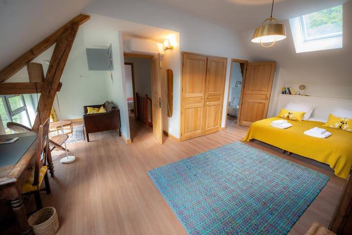 Gîte pour 8 personnes, avec piscine et terrasse ainsi que jardin et vue à Thenay - 2