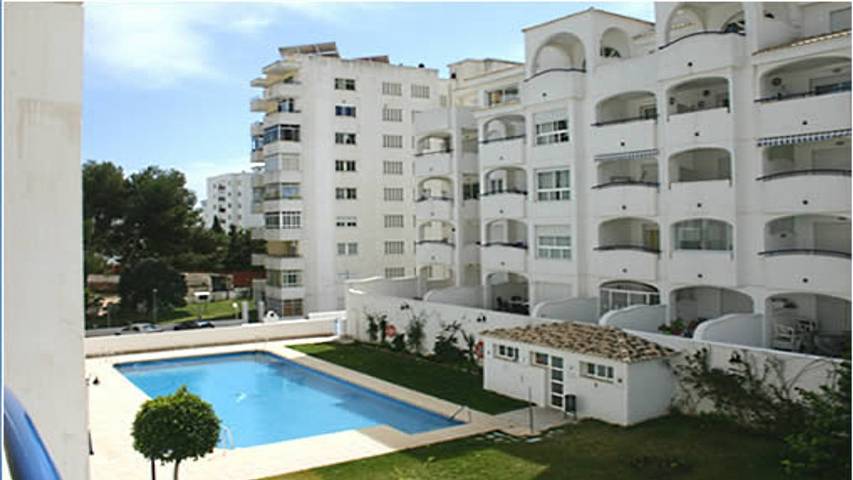 Vakantieappartement voor 4 personen, met tuin en balkon in Benalmádena